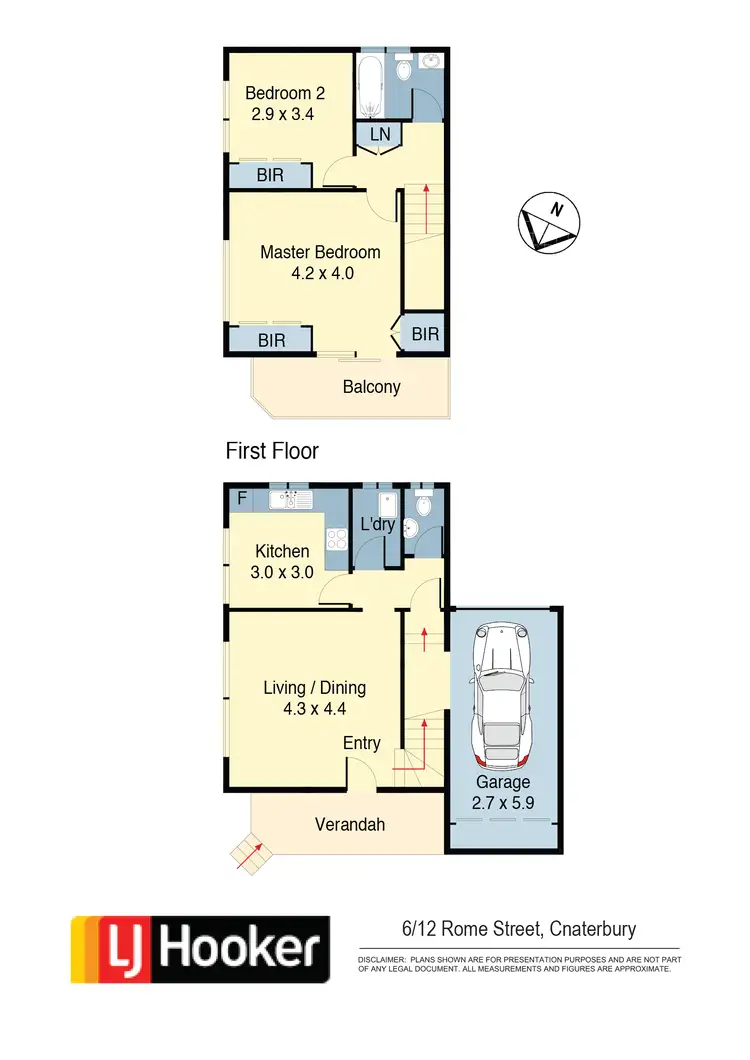 Floorplan of Homely apartment listing, 6/12 Rome Street, Canterbury NSW 2193