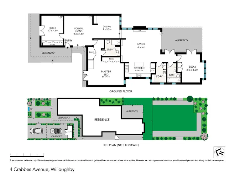 Floorplan of Homely house listing, 4 Crabbes Avenue, Willoughby NSW 2068