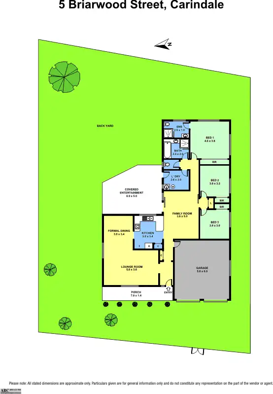 Floorplan of Homely house listing, 5 Briarwood Street, Carindale QLD 4152