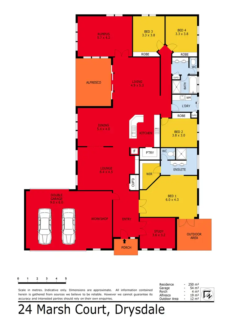 Floorplan of Homely house listing, 24 Marsh Court, Drysdale VIC 3222