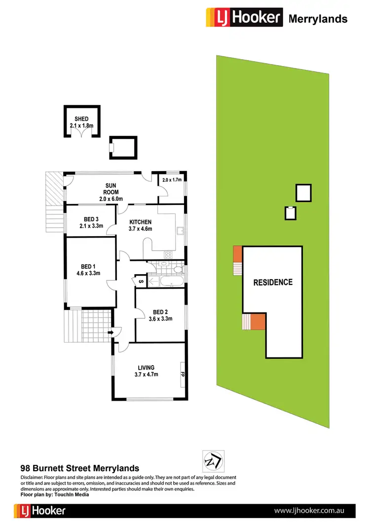 Floorplan of Homely house listing, 98 Burnett St, Merrylands NSW 2160