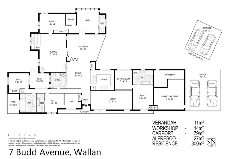Floorplan of Homely house listing, 7 Budd Avenue, Wallan VIC 3756