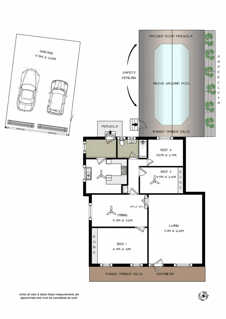Floorplan of Homely house listing, 46 Illman Crescent, Aldinga Beach SA 5173
