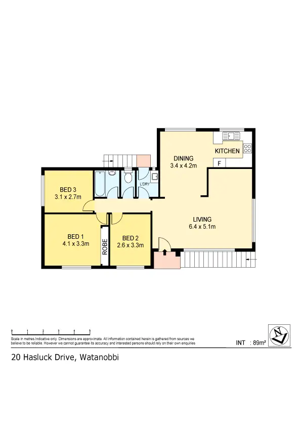 Floorplan of Homely house listing, 20 Hasluck Drive, Watanobbi NSW 2259