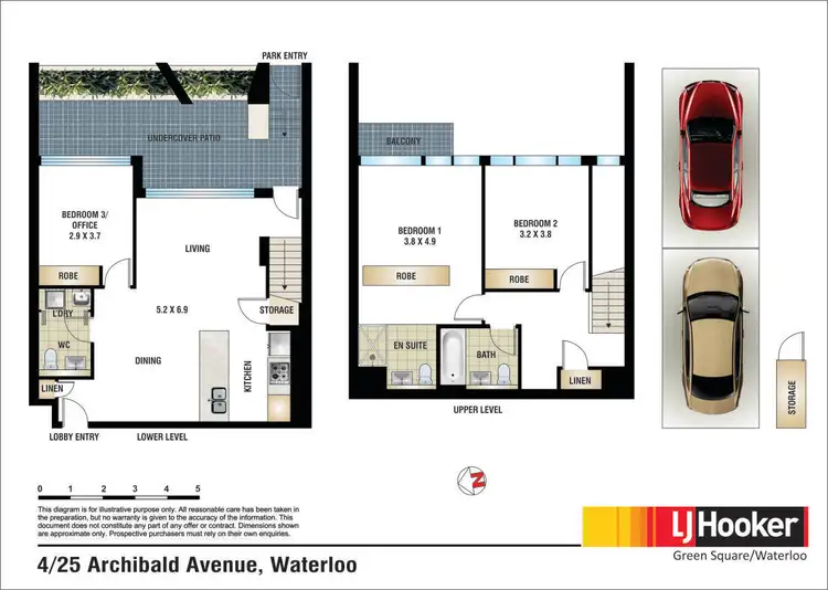 Floorplan of Homely apartment listing, 4/25 Archibald Avenue, Waterloo NSW 2017