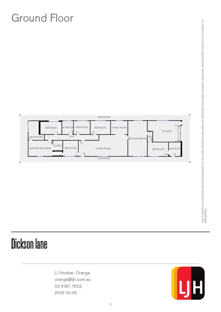 Floorplan of Homely rural property listing, 364 Dickson Lane, Tallwood NSW 2798