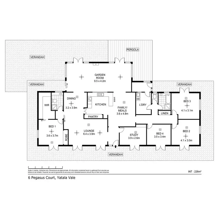 Floorplan of Homely house listing, 6 Pegasus Court, Yatala Vale SA 5126