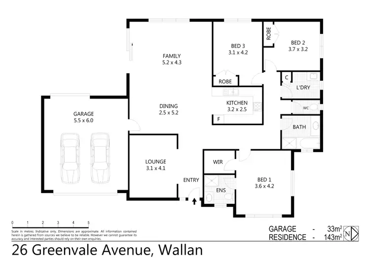 Floorplan of Homely house listing, 26 Greenvale Avenue, Wallan VIC 3756