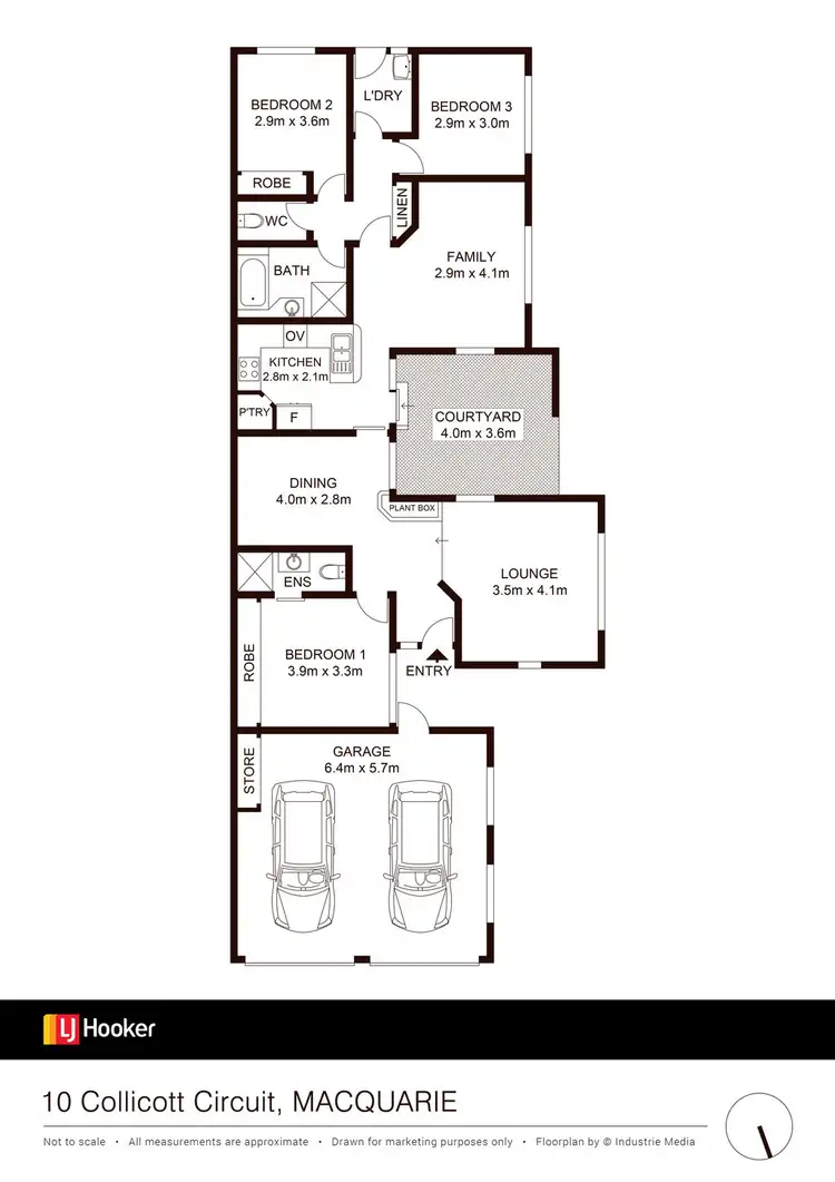 Floorplan of Homely house listing, 10 Collicott Circuit, Macquarie ACT 2614