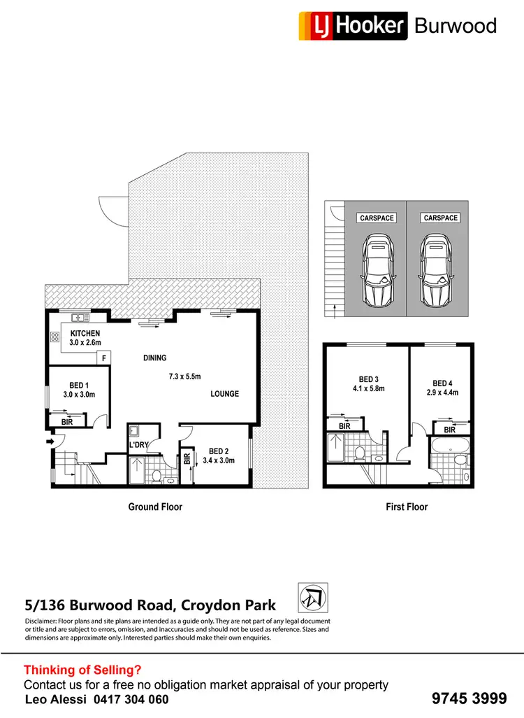 Floorplan of Homely townhouse listing, 5/136 Burwood Road, Croydon Park NSW 2133
