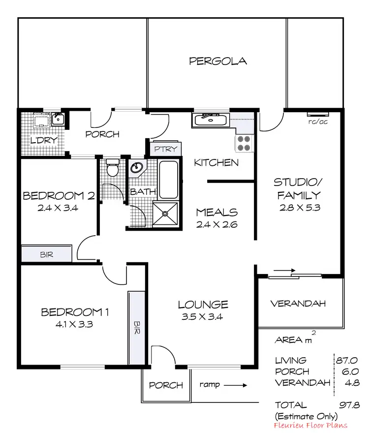 Floorplan of Homely unit listing, 5/61 Riverside Drive, Goolwa South SA 5214