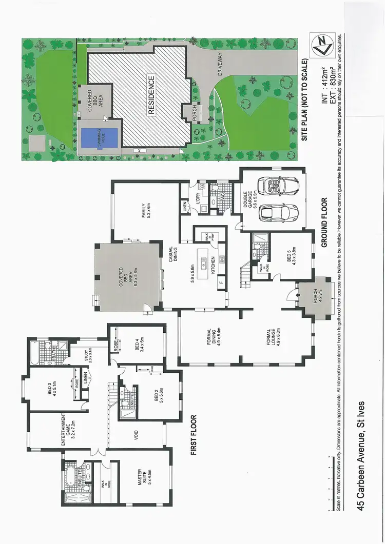 Floorplan of Homely house listing, 45 Carbeen Avenue, St Ives NSW 2075