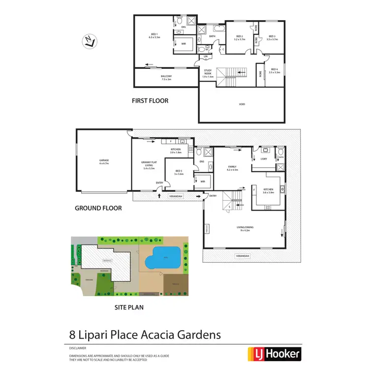 Floorplan of Homely house listing, 8 Lipari Place, Acacia Gardens NSW 2763