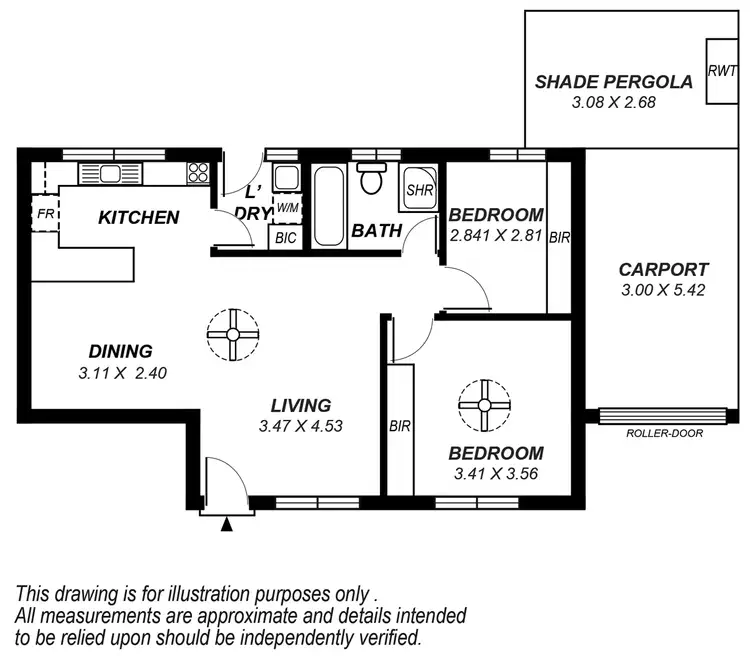 Floorplan of Homely unit listing, Unit 4/123 Anzac Highway, Kurralta Park SA 5037
