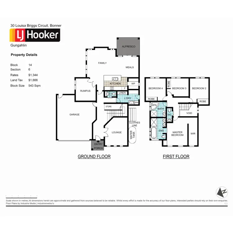 Floorplan of Homely house listing, 30 Louisa Briggs Circuit, Bonner ACT 2914