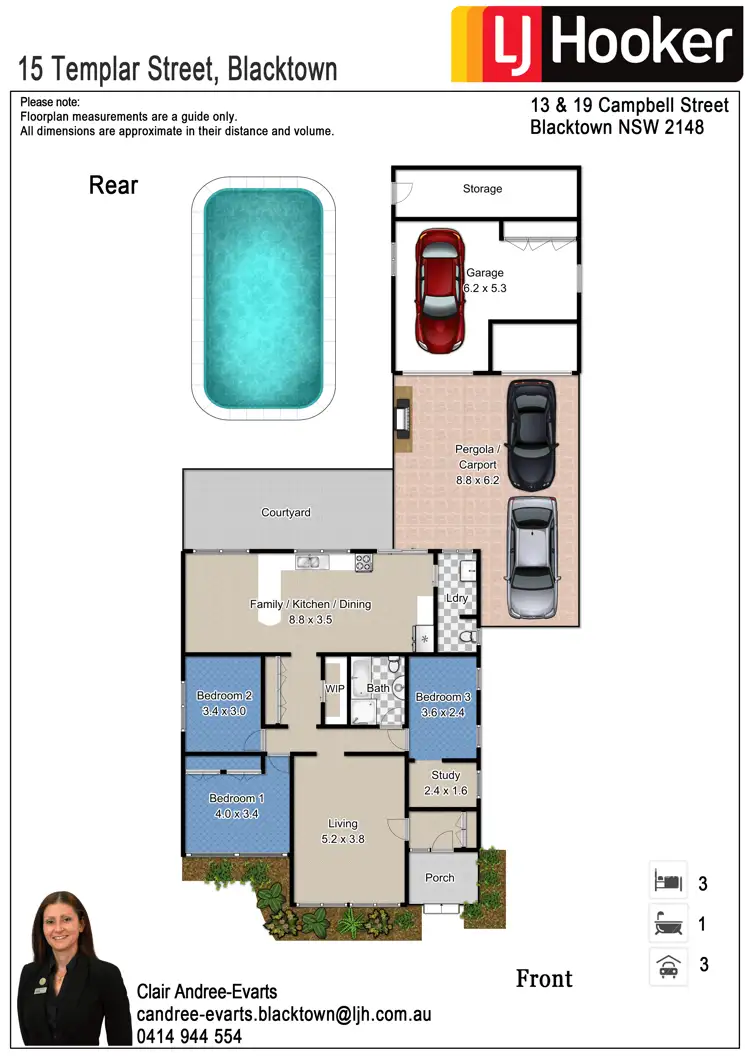 Floorplan of Homely house listing, 15 Templar Street, Blacktown NSW 2148