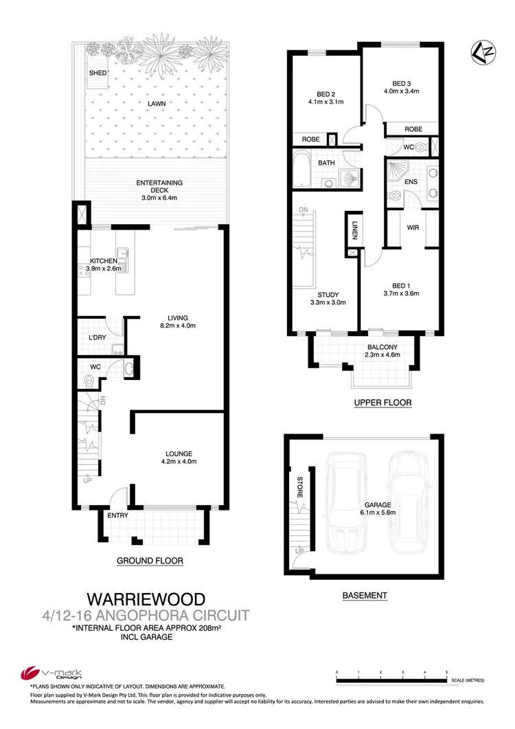 Floorplan of Homely house listing, 4/12 Angophora Circuit, Warriewood NSW 2102