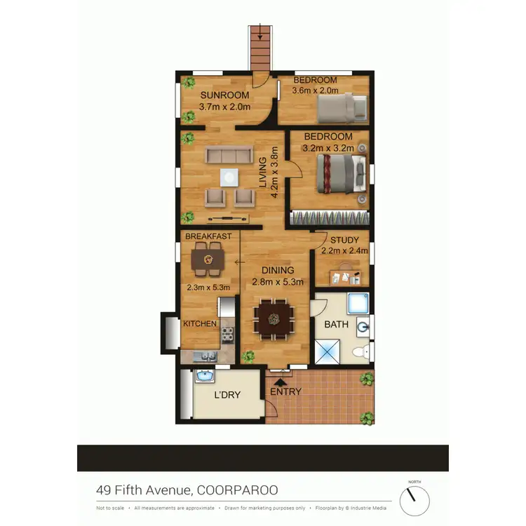 Floorplan of Homely house listing, 49 Fifth Avenue, Coorparoo QLD 4151