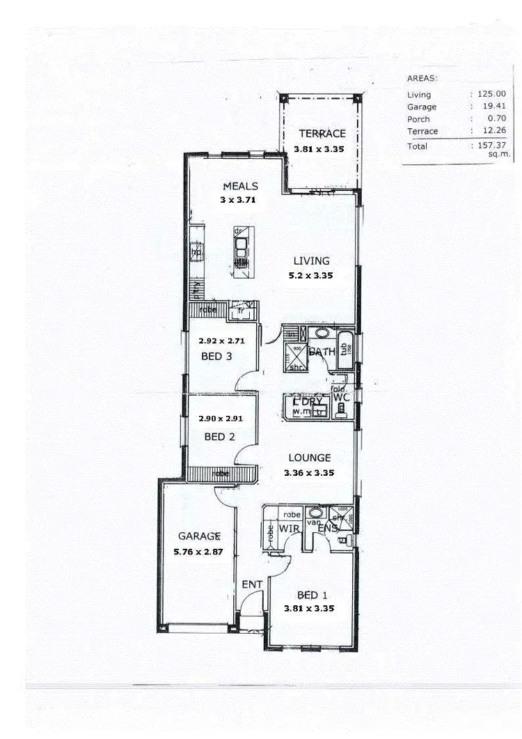 Floorplan of Homely house listing, 30B James Street, Royal Park SA 5014