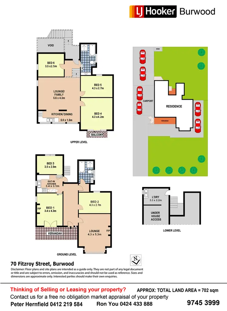 Floorplan of Homely house listing, 70 Fitzroy Street, Burwood NSW 2134