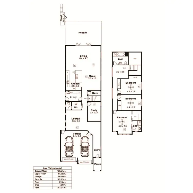 Floorplan of Homely house listing, 14B Greenknoll Avenue, Rostrevor SA 5073