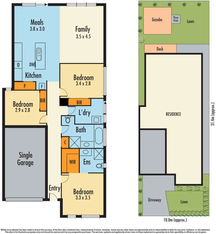 Floorplan of Homely house listing, 72 Gregson Grove, Lyndhurst VIC 3975