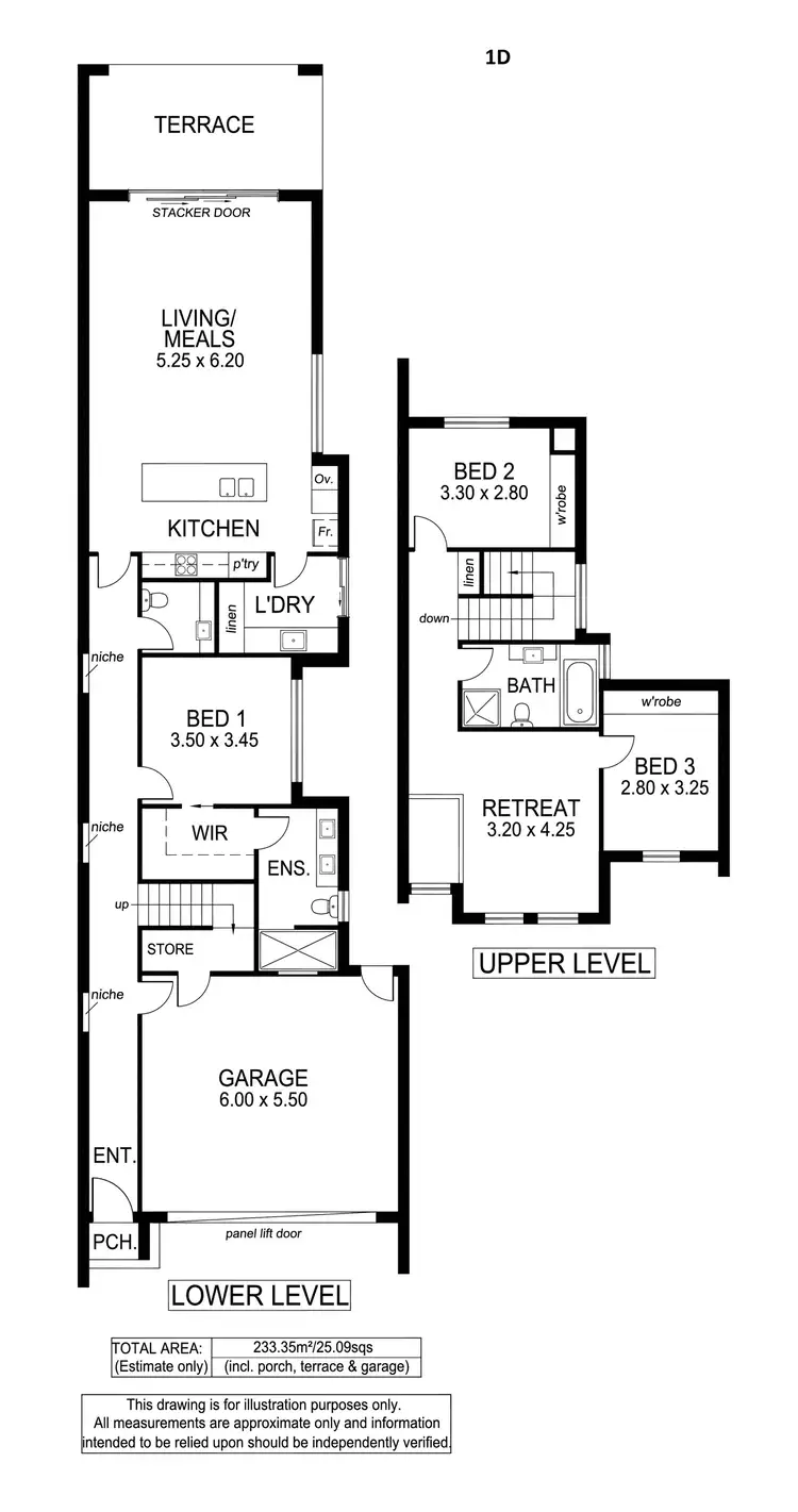 Floorplan of Homely house listing, 1D Winton Avenue, Warradale SA 5046