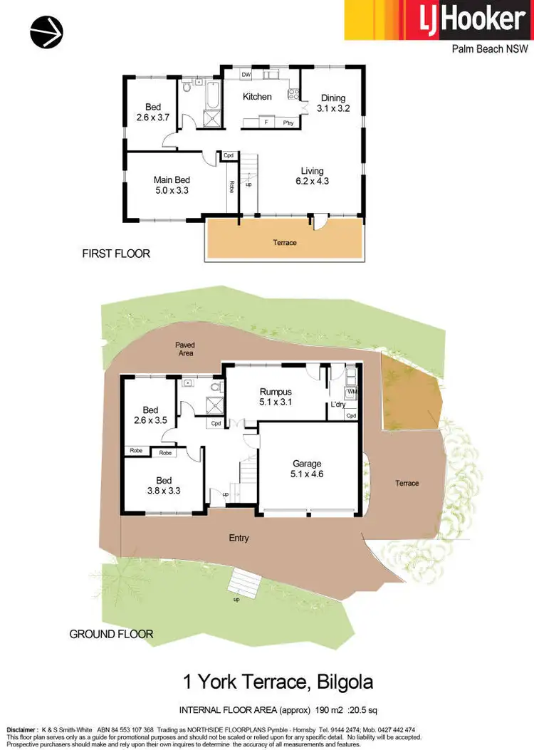 Floorplan of Homely house listing, 1 York Terrace, Bilgola Plateau NSW 2107