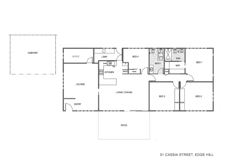 Floorplan of Homely house listing, 31 Cassia Street, Edge Hill QLD 4870
