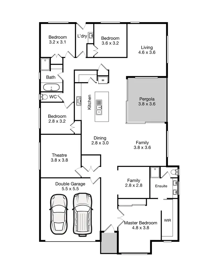 Floorplan of Homely house listing, 16 Forbes Street, Oran Park NSW 2570
