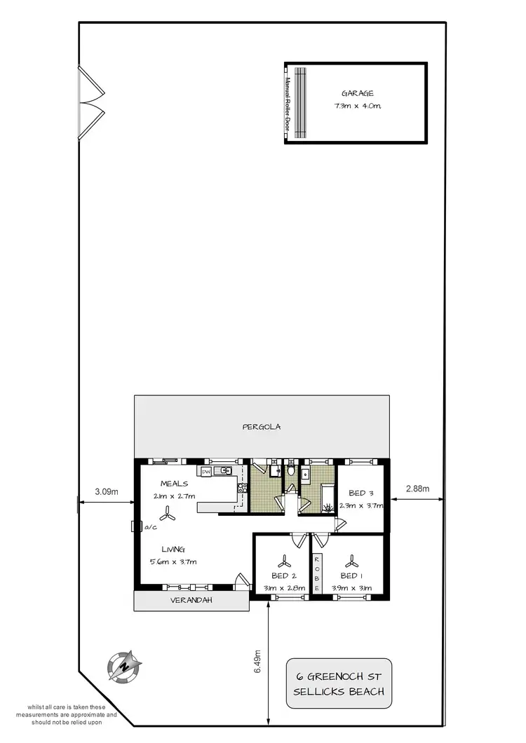 Floorplan of Homely house listing, 6 Greenoch Street, Sellicks Beach SA 5174