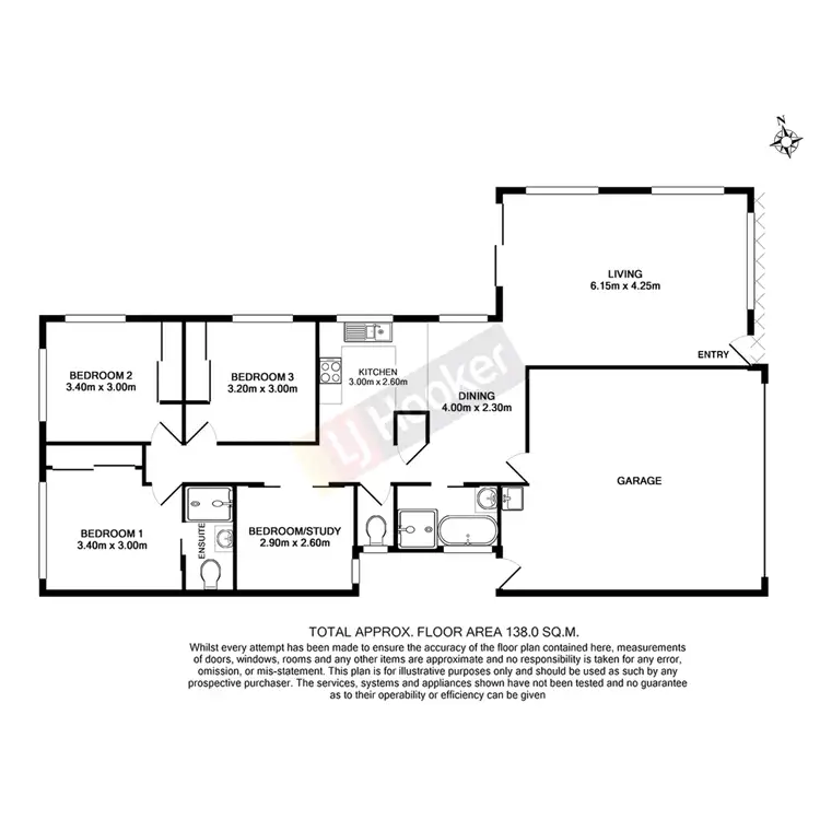 Floorplan of Homely house listing, 1 Melrose Place, Runcorn QLD 4113