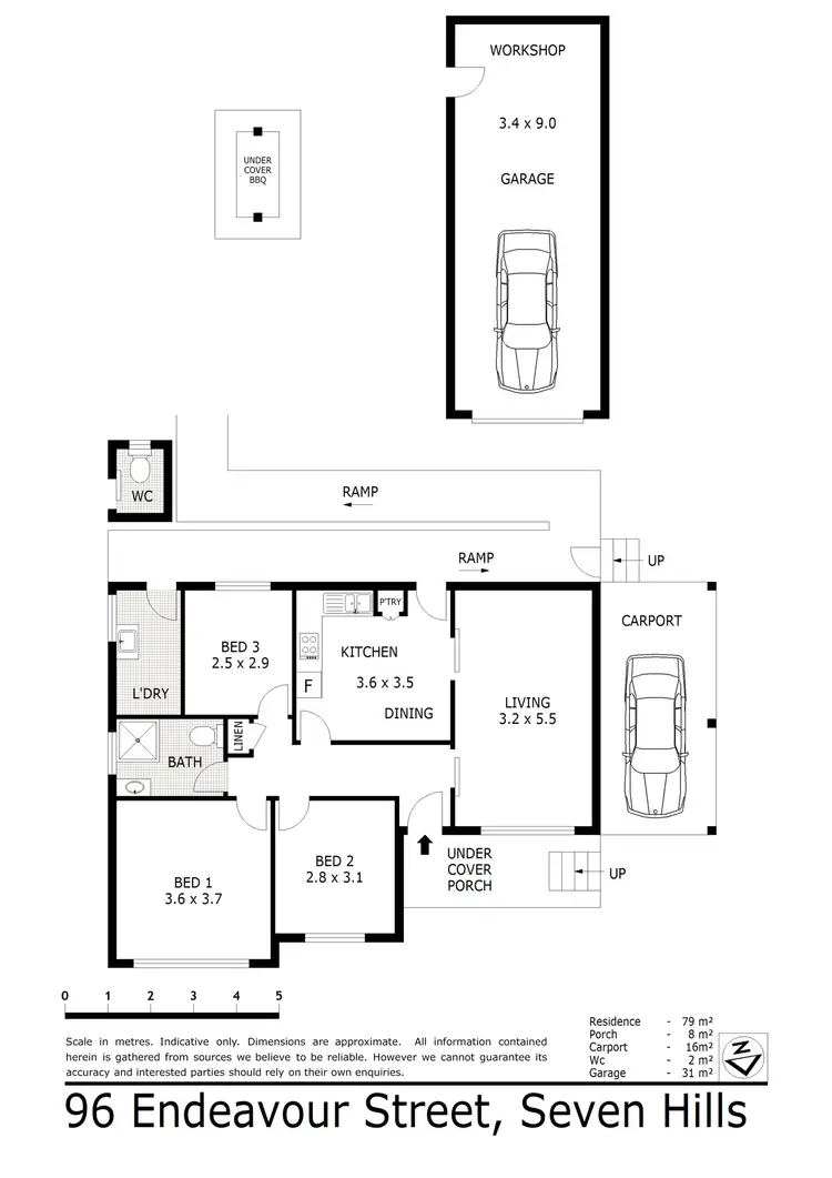 Floorplan of Homely house listing, 96 Endeavour Street, Seven Hills NSW 2147
