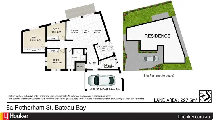 Floorplan of Homely villa listing, 8a Rotherham Street, Bateau Bay NSW 2261