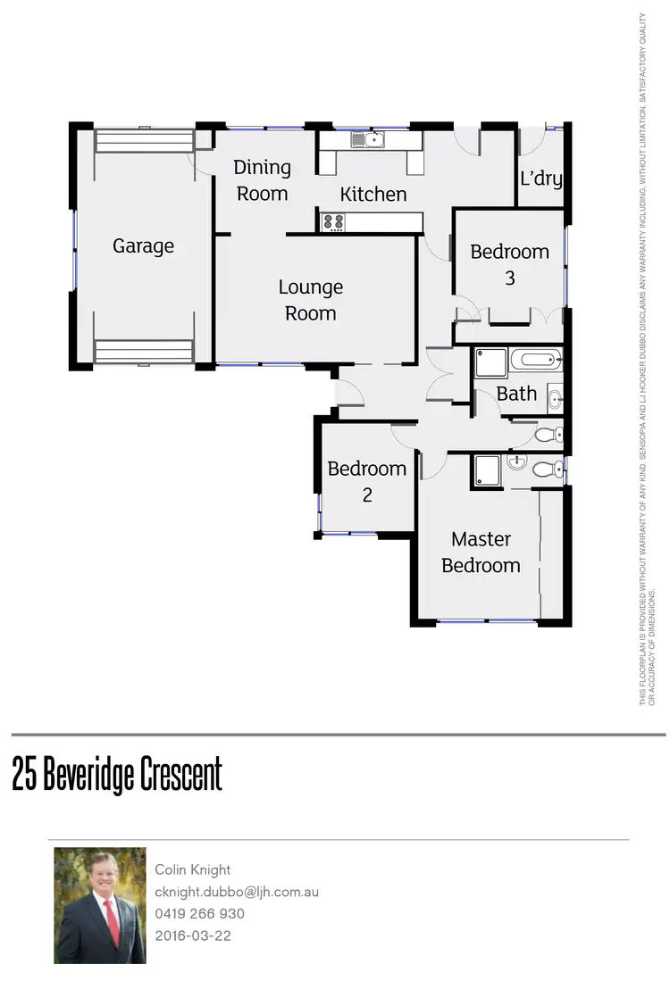 Floorplan of Homely house listing, 25 Beveridge Crescent, Dubbo NSW 2830