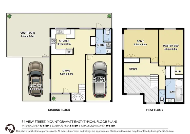 Floorplan of Homely block of units listing, 34 View Street, Mount Gravatt East QLD 4122