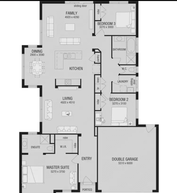 Floorplan of Homely house listing, 23 Goulburn Street, Mernda VIC 3754