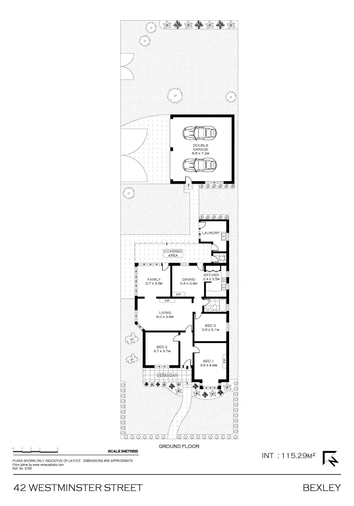 Floorplan of Homely house listing, 42 Westminster Street, Bexley NSW 2207