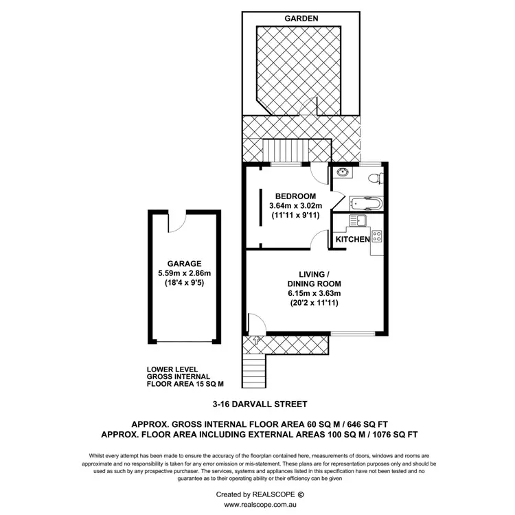 Floorplan of Homely unit listing, 3/16 Darvall Street, Taringa QLD 4068