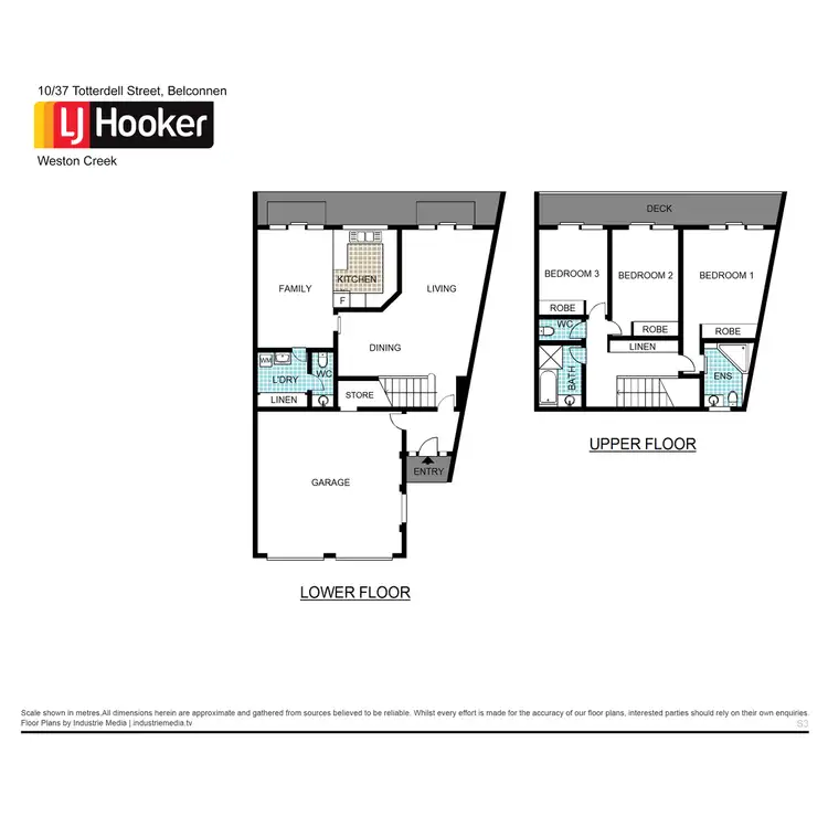 Floorplan of Homely townhouse listing, 10/37 Totterdell Street, Belconnen ACT 2617