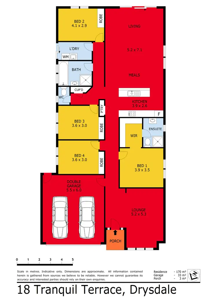 Floorplan of Homely house listing, 18 Tranquil Terrace, Drysdale VIC 3222