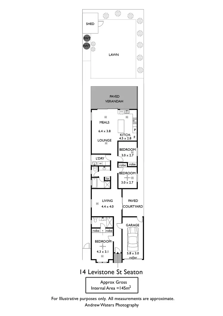 Floorplan of Homely house listing, 14 Levistone Street, Seaton SA 5023