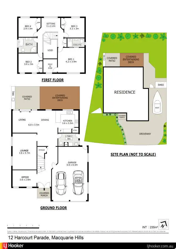 Floorplan of Homely house listing, 12 Harcourt Parade, Macquarie Hills NSW 2285