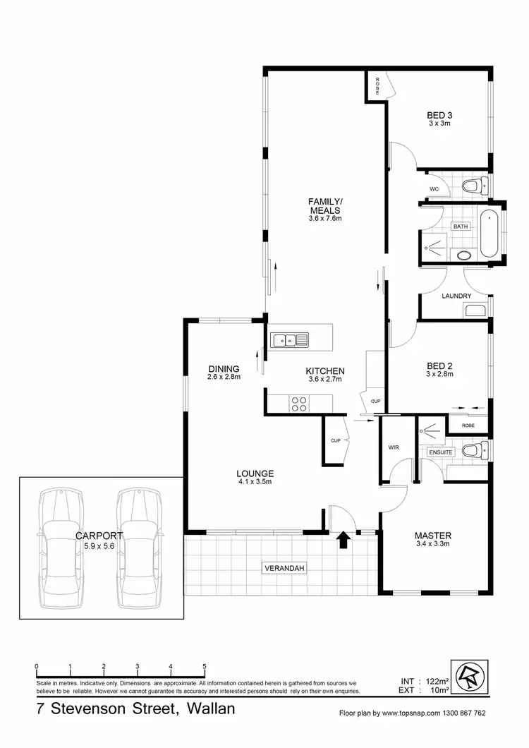 Floorplan of Homely house listing, 7 Stevenson Street, Wallan VIC 3756