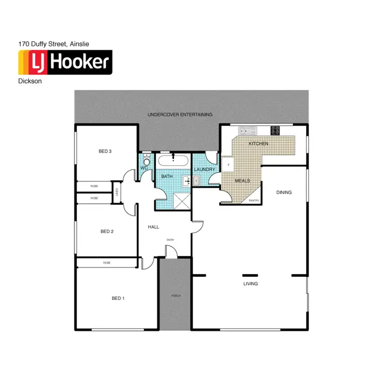 Floorplan of Homely house listing, 170 Duffy Street, Ainslie ACT 2602