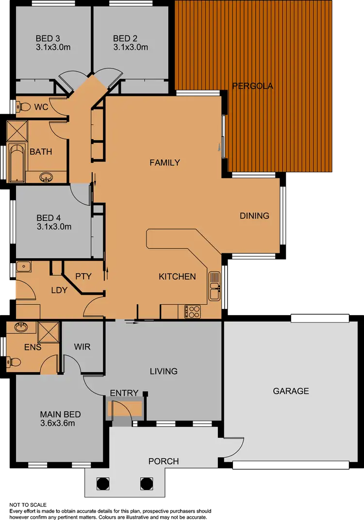 Floorplan of Homely house listing, 19 Tyrell Place, Berwick VIC 3806
