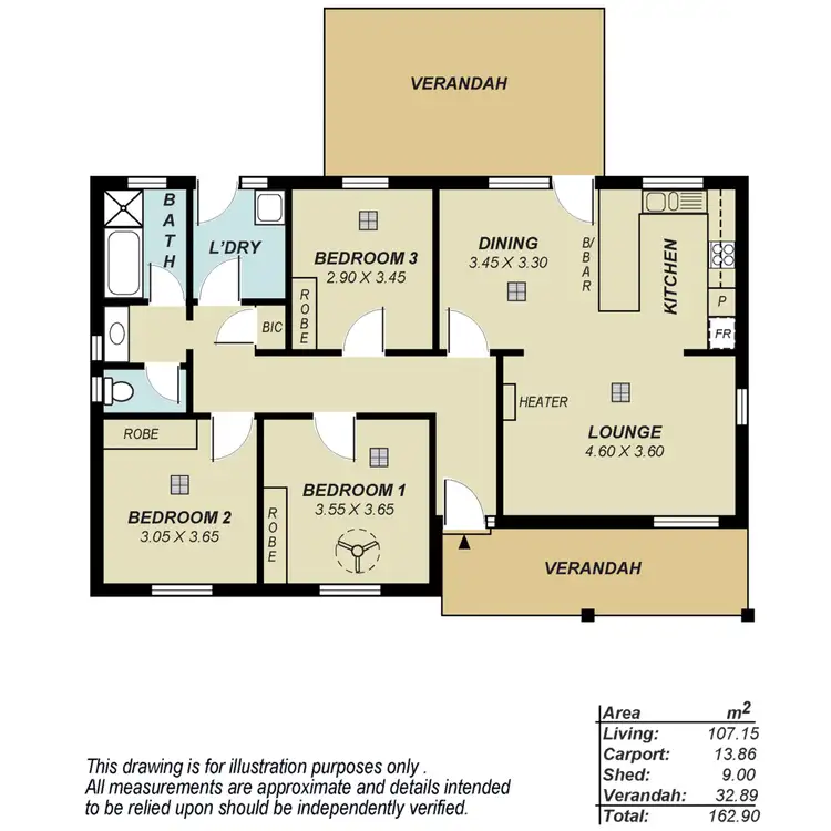 Floorplan of Homely house listing, 4 Levanswell Road, Salisbury Park SA 5109
