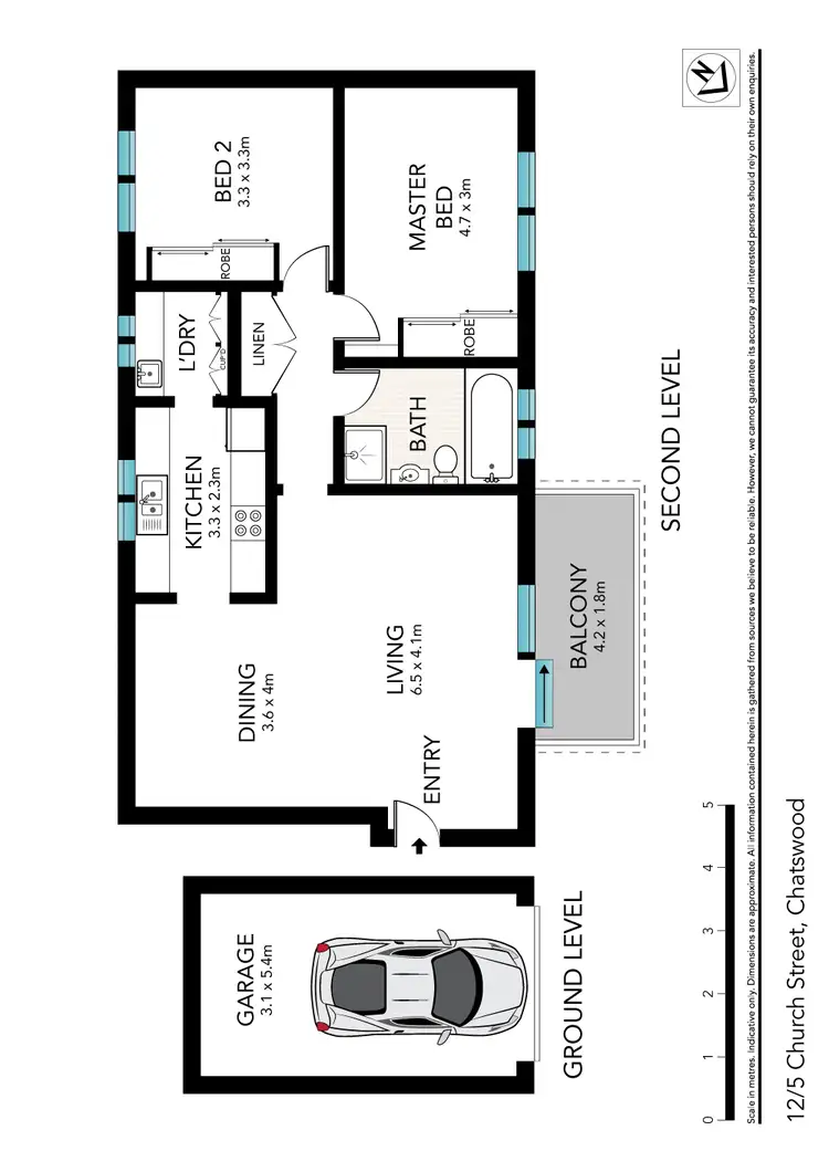 Floorplan of Homely apartment listing, 12/5 Church Street, Chatswood NSW 2067