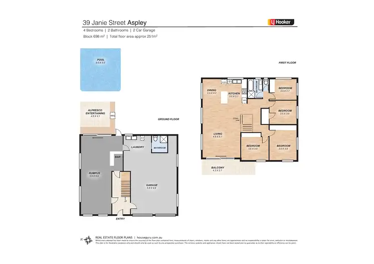 Floorplan of Homely house listing, 39 Janie Street, Aspley QLD 4034