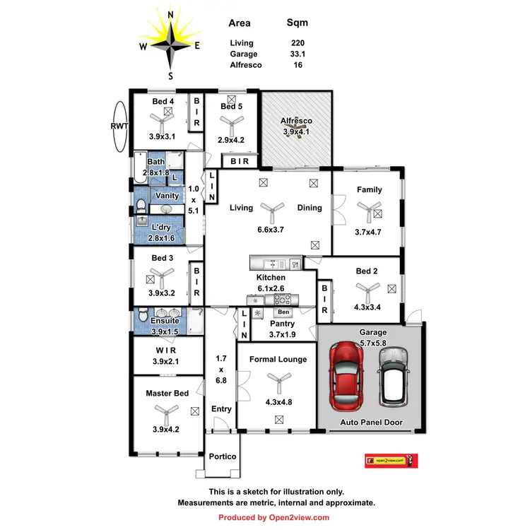 Floorplan of Homely house listing, 23 Pedler Boulevard, Freeling SA 5372